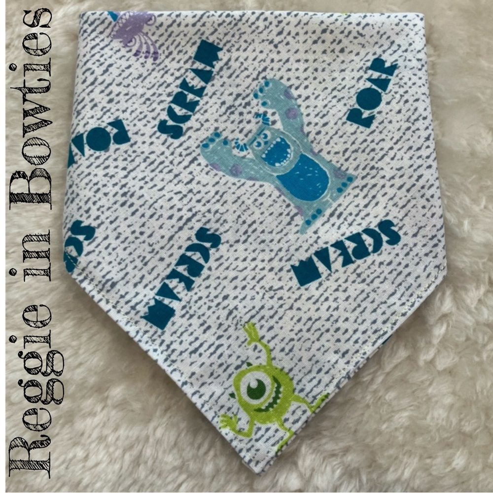 Reggie in Bowties | Monsters Inc. Disney Movie Print Bandana